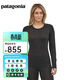 巴塔哥尼亞（Patagonia）女士保暖透氣C4功能內衣褲上裝CapTwBot 43650 BLK S