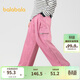 巴拉巴拉童裝女童褲子兒童牛仔褲2025款春愛(ài)心口袋長(cháng)褲直筒褲208125108003