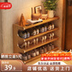 安爾雅鞋架學(xué)生桌下多層家用鞋子收納架簡(jiǎn)易楠竹出租房小型置物鞋柜
