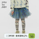 jnby by JNBY江南布衣童裝秋半身裙網(wǎng)紗公主蓬蓬裙多彩印花女童兒童1N8D11810 088灰綠系組合 110 cm