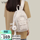 viney書(shū)包初中高中生大學(xué)生大容量雙肩包女休閑旅行背包輕便旅游通勤包