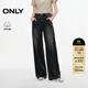 ONLY2025夏季新款約克線(xiàn)剪裁設計直筒褲長(cháng)褲牛仔褲女|125332046 J0Z牛仔灰 M M褲長(cháng)減短