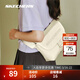 斯凱奇（Skechers）男女款單肩斜挎包大容量通勤背包潮流時(shí)尚百搭小方包休閑包 淺沙黃色/01LU 均碼
