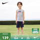 NIKE 耐克小童裝男童背心短褲2件套夏季兒童無(wú)袖T恤短褲運動(dòng)套裝