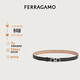 菲拉格慕（Ferragamo）女士黑色可調式Gancini皮帶 0717550_C_85 禮物送女友