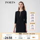 PORTS寶姿女裝新品七分袖連衣裙ALD9D037LWP096 ALD9D037LWP096-BLACK S (4)