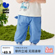 迷你巴拉【莫代爾】男女童褲子防蚊褲寶寶輕薄仿牛仔褲