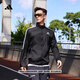 adidas簡(jiǎn)約三條紋跑步運動(dòng)立領(lǐng)夾克外套男裝秋季阿迪達斯官方   黑色/白（推薦選大一碼）   M