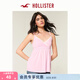 HOLLISTER25夏甜辣蕾絲收腰系帶吊帶背心娃娃衫女裝339-5145 淺粉色 M (165/92A)