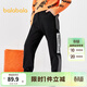 巴拉巴拉男童加絨褲子兒童冬裝中大童童裝運動(dòng)褲保暖長(cháng)褲時(shí)尚潮酷 黑色90001 140