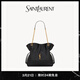 YSL圣羅蘭 女士JAMIE SHOPPING小號羊皮革托特包 黑色 U
