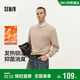 森馬（Semir）新年騏驥紅丨毛衫男2025冬季含羊絨針織衫發(fā)熱基礎打底衫紅色毛衣
