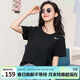 耐克（NIKE）圓領(lǐng)短袖女 簡(jiǎn)約寬松舒適透氣運動(dòng)休閑T恤 IB8899-010 黑 L