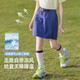 艾卡諾 I.KARNOW女童工裝短褲夏薄款外穿兒童運動(dòng)新款2026女孩裙褲速干女大童褲裙 2240藍色 【速干裙褲】 120