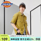Dickies【商場(chǎng)同款】 短袖襯衫男 縫線(xiàn)工裝襯衫 DK010174 青苔綠 （寬松版型） S