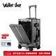 Walker Shop輕奢品牌行李箱密碼前開(kāi)蓋拉桿箱多功能前開(kāi)口可登機箱出差旅行箱 槍灰色【前開(kāi)口+usb接口】 20英寸 登機箱