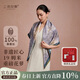 上海故事真絲絲巾100%桑蠶絲禮盒送長(cháng)輩大尺寸披肩送媽媽生日母親節禮物女
