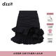 DZZIT地素半身裙春夏夏時(shí)尚休閑風(fēng)設計感小眾女3H1S2121A 黑色 XS