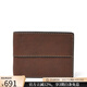 化石化石男款錢(qián)包短款橫款三折Ethan皮質(zhì)透明窗休閑日常SML1067P