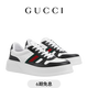 GUCCI古馳男士厚底運動(dòng)鞋[新款] 黑色和白色 40