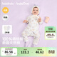 巴拉巴拉童裝寶寶內著(zhù)連體衣新年春秋裝兩件裝爬爬服棉衣包屁衣嬰兒服 白紫色調 【2件裝】 66cm