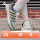 adidas ENTRAP美式校園風(fēng)運動(dòng)少年感復古籃球風(fēng)板鞋男女阿迪達斯   漢玉白/巖層橄欖綠/銀灰綠   42