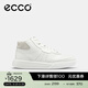 愛(ài)步（ECCO） 休閑鞋女 百搭簡(jiǎn)約平底鞋板鞋高幫球鞋 街頭272823 白色/灰白色27282352292 38