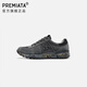 PREMIATA品牌米字鞋新款男士休閑復古輕奢男鞋反絨牛皮加絨舒適百搭運動(dòng)鞋 碳灰 40