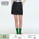 Teenie Weenie小熊女裝簡(jiǎn)約牛仔半身裙秋季休閑通勤A(yíng)字裙 牛仔色 S