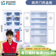 雙京 PP藥品柜化學(xué)品柜試劑柜耐腐蝕強酸堿柜雙鎖儲存柜實(shí)驗室器皿柜 四開(kāi)門(mén)PP柜-上下鋼化玻璃門(mén)