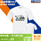 威克多 VICTOR勝利羽毛球服T恤09020運動(dòng)熊貓男女同款速干透氣文化衫 09020A+運動(dòng)熊貓/白色 L