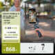 大疆 DJI Osmo Mobile 8 手機穩定器OM8手持云臺360度跟拍防抖自拍桿折疊便攜直播vlog拍攝神器 全能 Vlog 套裝（Mic Mini 發(fā)射器 云感白） 官方標配