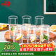 青蘋(píng)果耐熱水杯290ml6只 無(wú)鉛玻璃杯牛奶杯啤酒杯綠茶杯多功能杯套裝