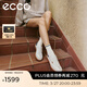 愛(ài)步（ECCO）休閑鞋女 26年新款夏季時(shí)尚百搭板鞋德訓鞋 柔酷11號235813 砂礫灰/白色/海洋藍（拼接）23581361580 37 （尺碼偏大，建議拍小一碼）
