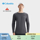 Columbia哥倫比亞戶(hù)外男子銀點(diǎn)運動(dòng)徒步保暖功能內搭內衣AE1928 010亞太緊身版型 花黑 M (175/96A)