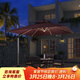 紫葉（ziye） 戶(hù)外遮陽(yáng)傘庭院傘太陽(yáng)能傘帶LED燈發(fā)光太陽(yáng)傘廣告羅馬傘酒吧