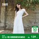森馬（Semir）連衣裙女白月光氣質(zhì)溫柔夏季2025新款蝴蝶結優(yōu)雅U領(lǐng)長(cháng)裙初戀 本白10102 L 165/88A