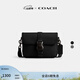 蔻馳（COACH）男士LEAGUE 19號斜挎包真皮純色簡(jiǎn)約男包 黑色