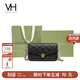 VANESSA HOGAN VH女包山茶花方包輕奢菱格腋下單肩包通勤斜挎包生日禮物送女友