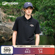 FILA FUSION斐樂(lè )潮牌男子針織短袖POLO衫2025夏休閑寬松上衣