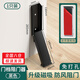 衛(wèi)辭門擋阻門器腳踩門塞防撞門吸女生防盜防風(fēng)固定門免打孔抵門頂門堵 黑色1只裝【配雙面膠+螺絲】