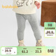 巴拉巴拉童裝女童褲子寶寶長(cháng)褲打底褲2025秋裝彈力舒適時(shí)尚萌209325123001