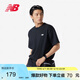 NEW BALANCE T恤男款夏季潮流運動(dòng)休閑舒適透氣短袖MT41509 BK XL