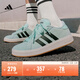 adidas「面包鞋」GRAND COURT BASE 00s休閑低幫板鞋男女阿迪達斯 薄荷綠/黑色/漢玉白   42
