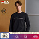 FILA斐樂(lè )官方男子套頭衛衣2026春時(shí)尚休閑基礎針織長(cháng)袖上衣