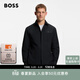 雨果博斯BOSS 【防潑水】男士26年春季新款斜紋布寬松版型薄款夾克外套 001-黑色 M