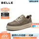 百麗復古工裝鞋男2026新款春季商場(chǎng)同休閑板鞋8YN01AM6 卡其色-單里 41 (255mm)