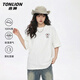 唐獅（TonLion）純棉短袖t恤女裝新款寬松顯瘦小個(gè)子女士上衣服可愛(ài)卡通潮流半袖