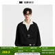 伯爵卓爾假兩件拼接通勤休閑衛衣外套男士2025秋季新款男裝外套 N531388 月夜黑 XL (180)