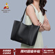 稻草人包包女包2026新款時(shí)尚百搭手提包大容量上課托特包生日禮物送女友 子夜黑-A款